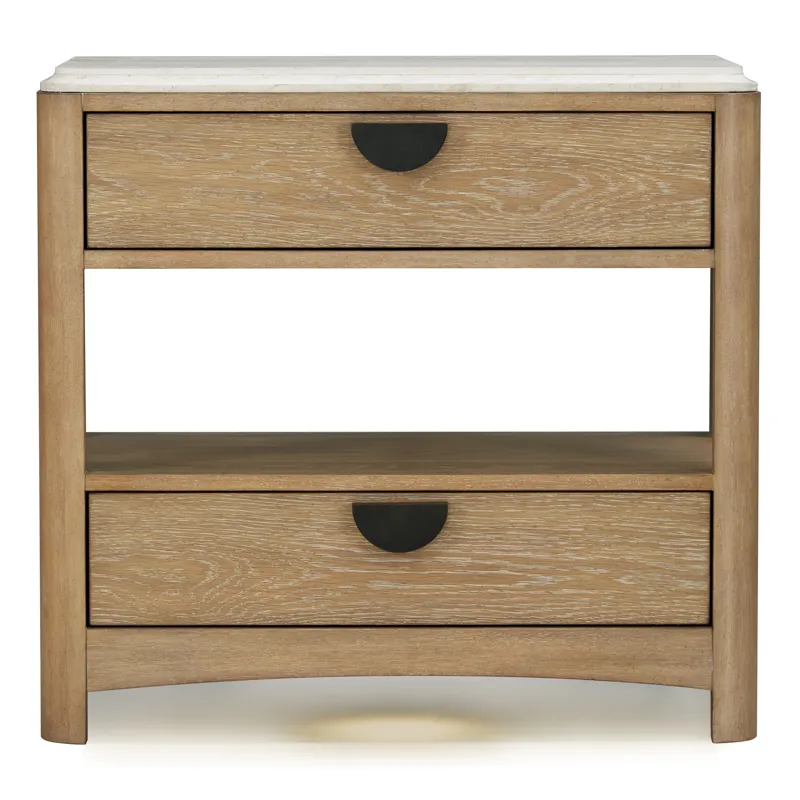 Escape Bedroom Queen Panel Bed 2 Nightstands and Dresser with Mirror