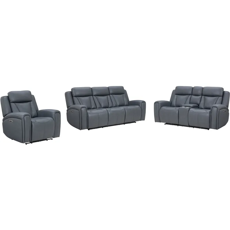 Maveric Bette Lapis Zero Gravity Power Reclining Sofa Loveseat and Recliner