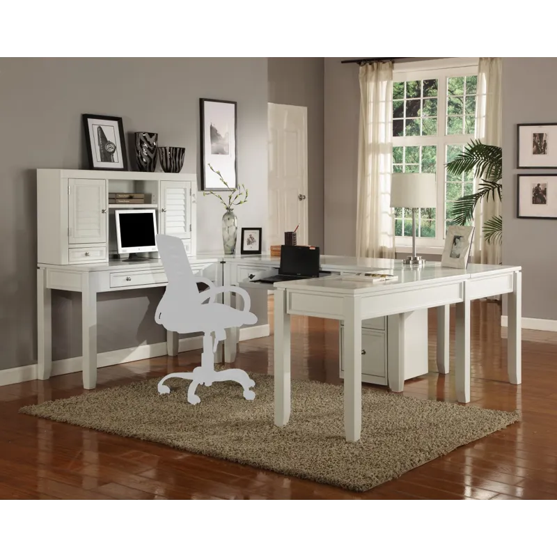 Boca U Shape Desk with Hutch and File