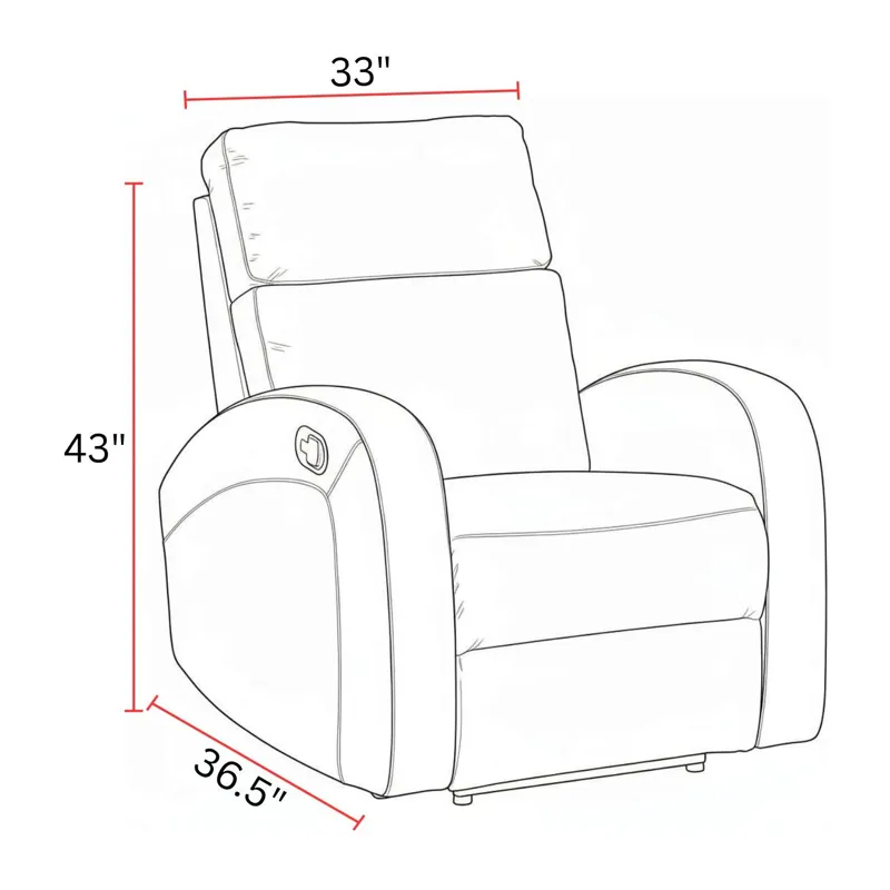 Devin Pebble Brown Manual Recliner Two Pack