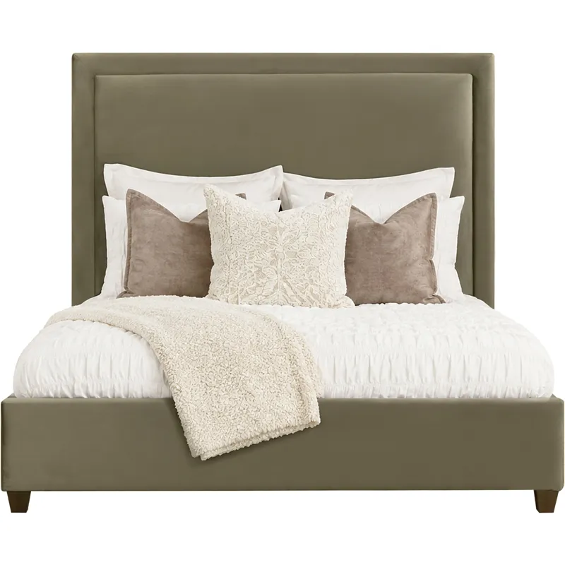 Kimberly Mystical Moss Queen Bed 5/0
