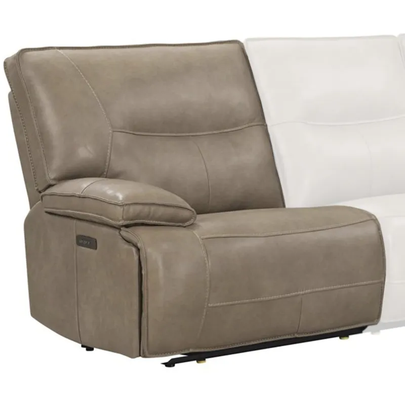 Gladiator Genova Mocha Power Left Arm Facing Zero G Recliner