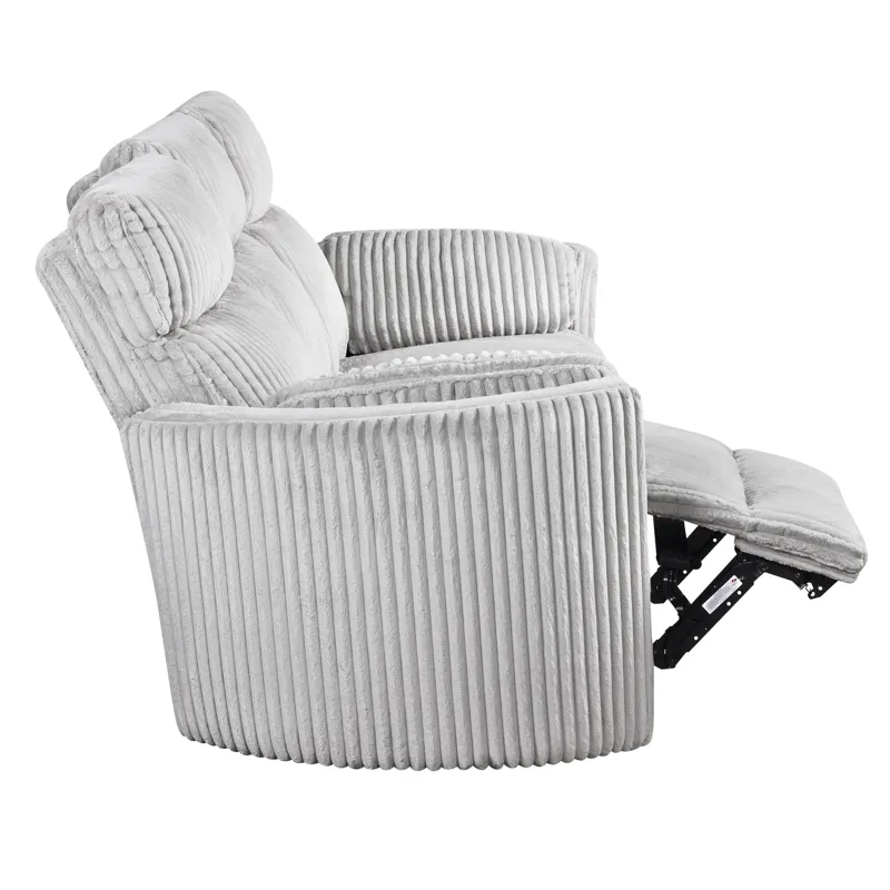 Radius Mega Grey Power Reclining Sofa and Two Recliners