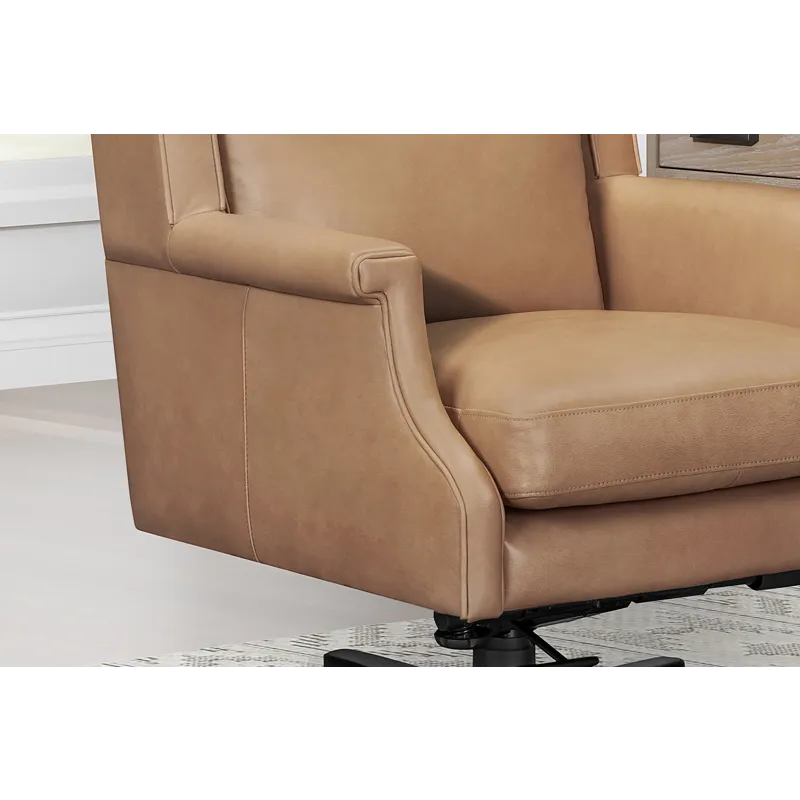 Dc132 Renaissance Clay Leather Desk Chair