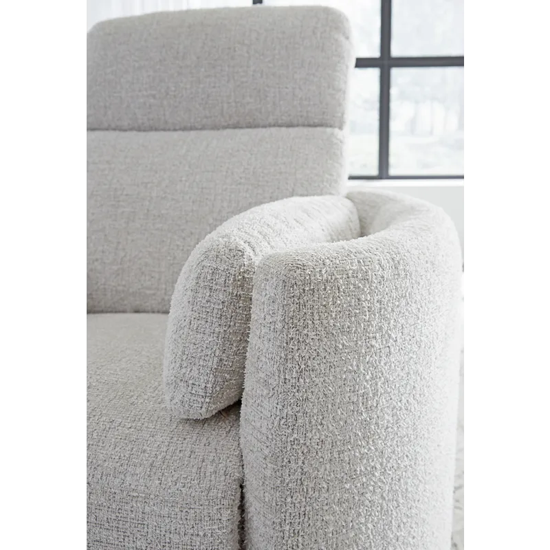 Radius Angora Linen Manual Swivel Recliner Two Pack