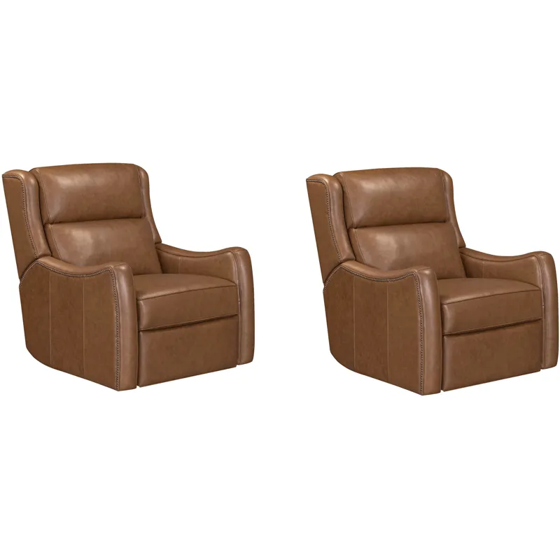 Channing Renaissance Cinnamon Power Zero Gravity Recliner Two Pack