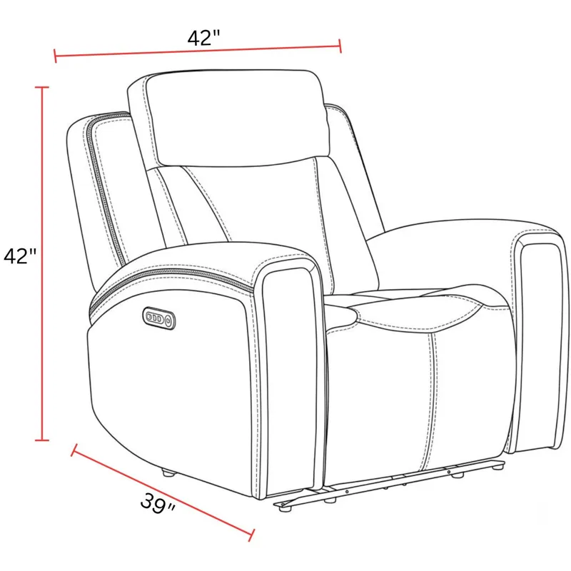 Maveric Bette Lapis Zero Gravity Power Reclining Sofa Loveseat and Recliner