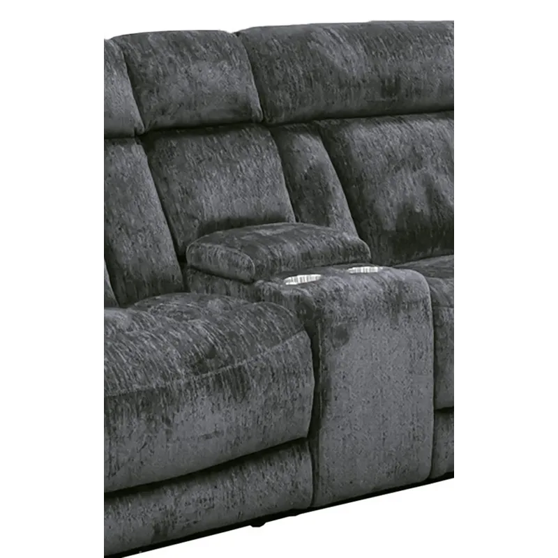 Dalton Lucky Charcoal Entertainment Console
