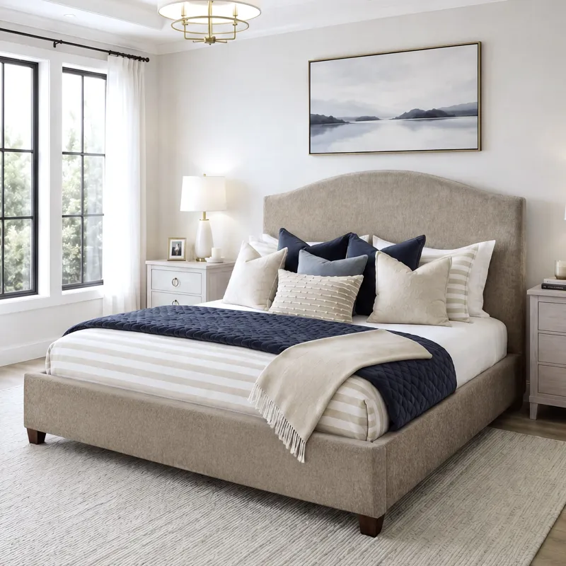 Gina Rosemont Stone King Bed 6/6