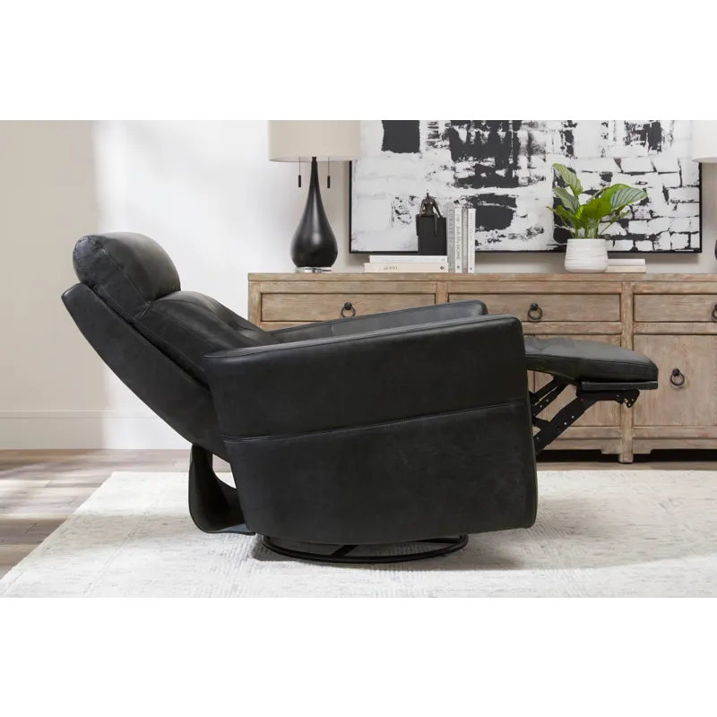 Remmington Vintage Slate Power Swivel Glider Recliner P2