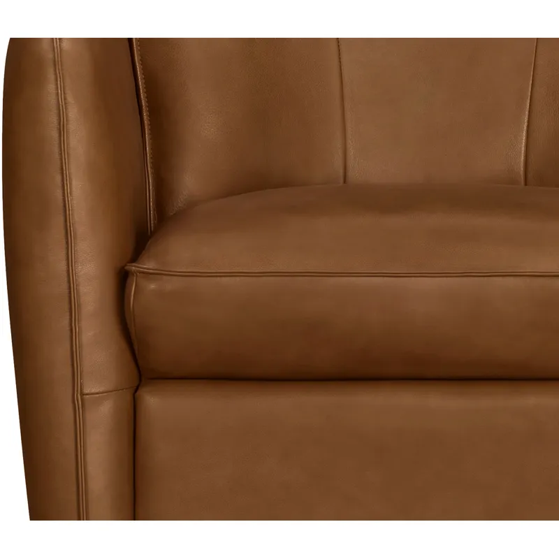 Norwood Renaissance Chestnut Swivel Glider Accent Chair Two Pack