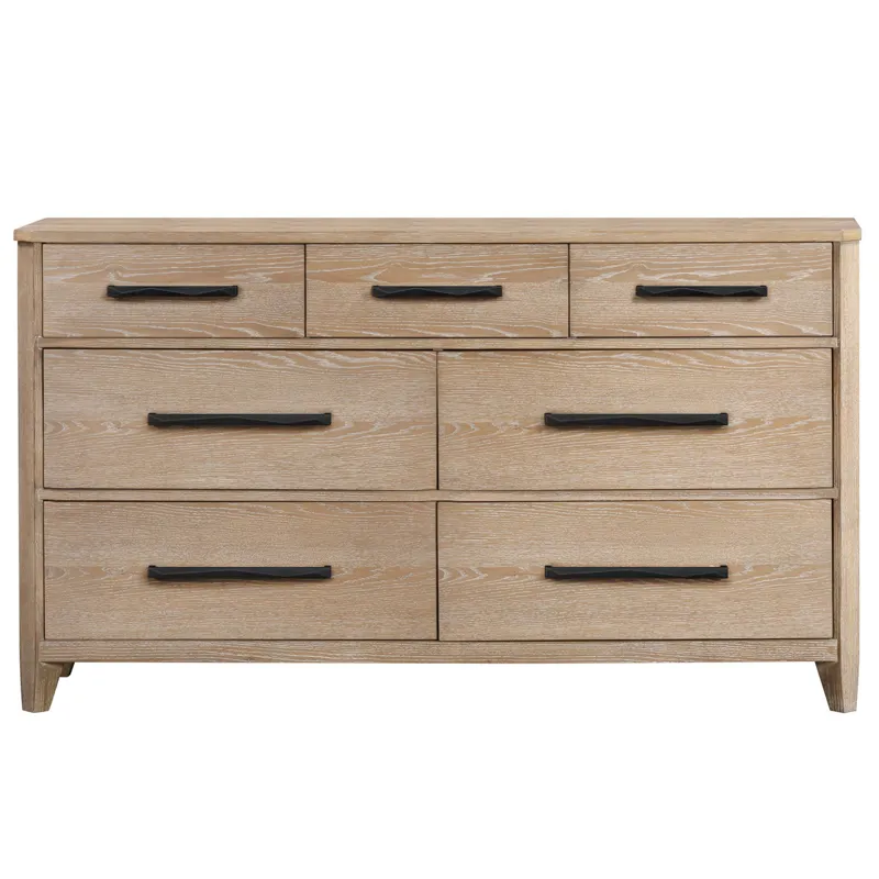 Breckenridge Bedroom King Bed 2 Nightstands and Dresser with Mirror