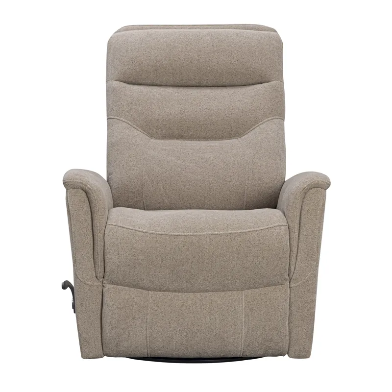 Gemini Snazzy Taupe Manual Swivel Glider Recliner