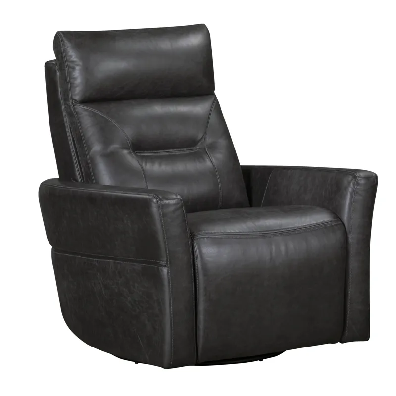 Remmington Vintage Slate Power Swivel Glider Recliner P2