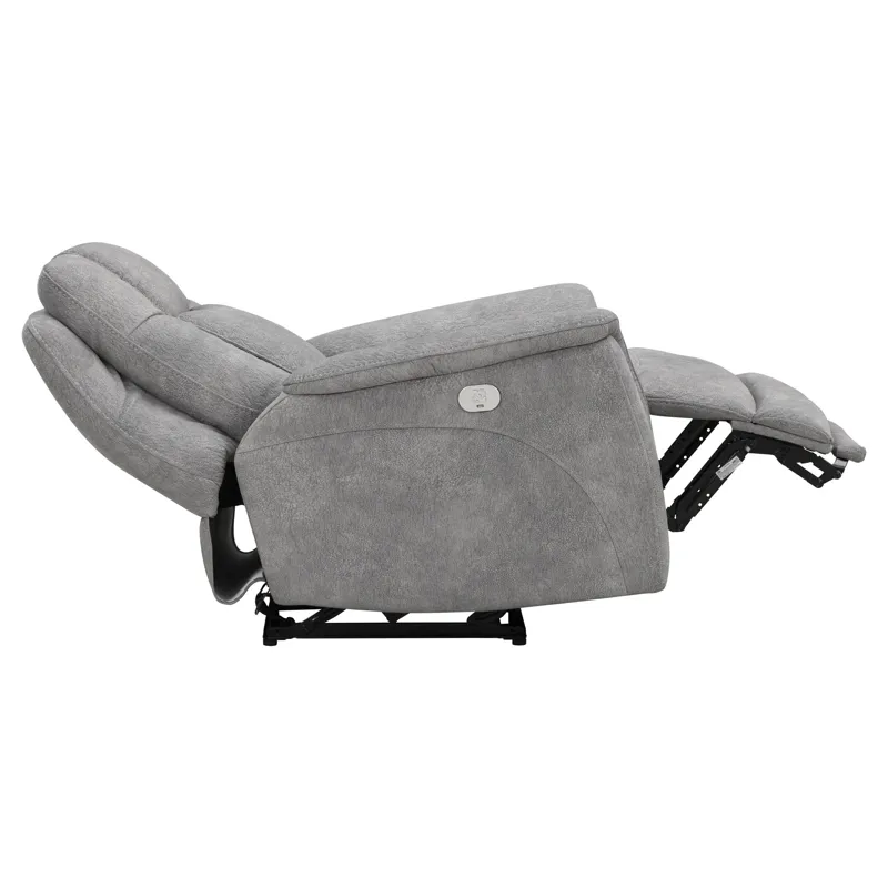Linus Hudson Grey Zero Gravity Power Recliner Two Pack
