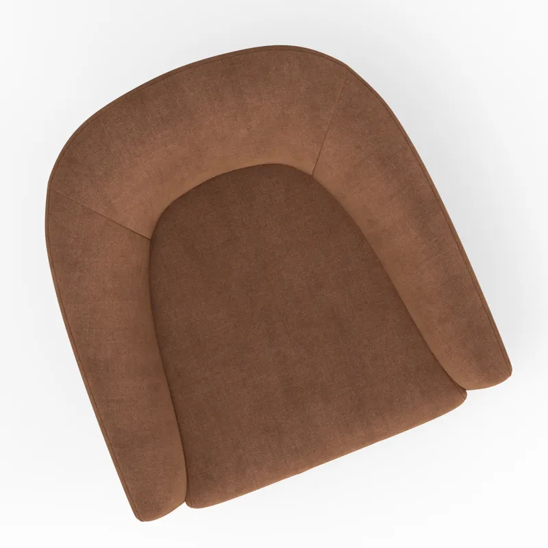The Twist Elise Rust Swivel Chair