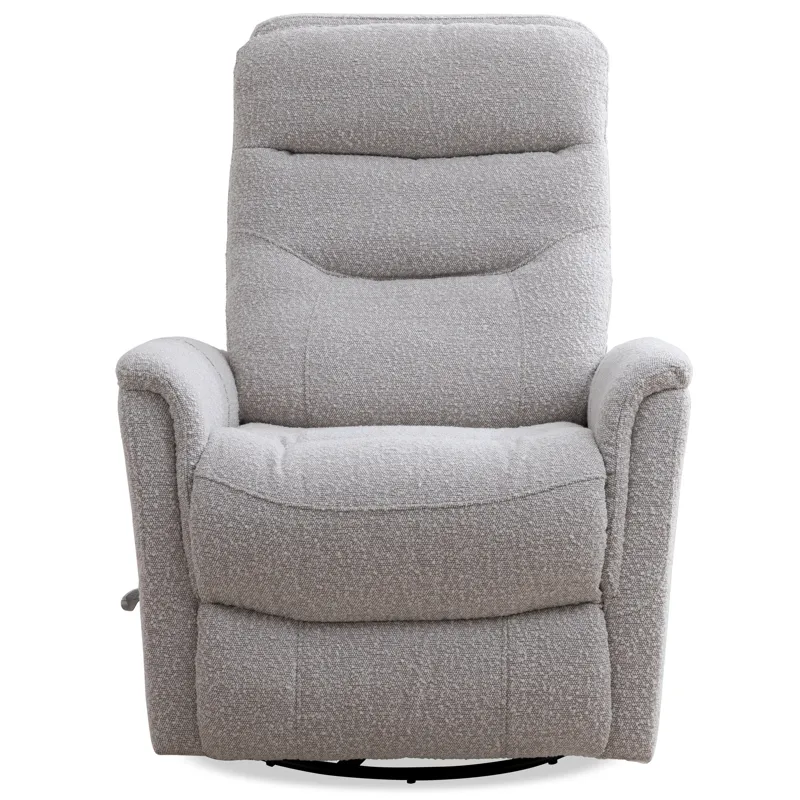 Gemini Bloke Cotton Swivel Glider Recliner Two Pack