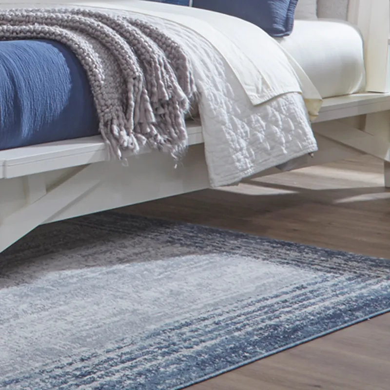 Americana Modern Bedroom Queen and King Platform Rails with Center Support and Legs