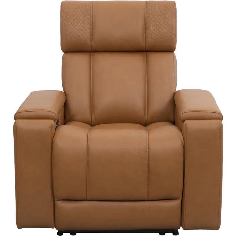 Phoenix Autumn Caramel Zero Gravity Power 3 Seat Home Theater Seating with Immersive Audio P3