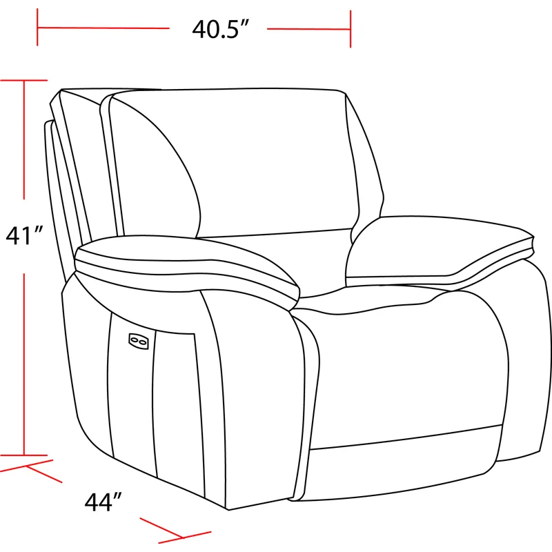 Vail Burnt Sienna Power Reclining Sofa and Two Recliners