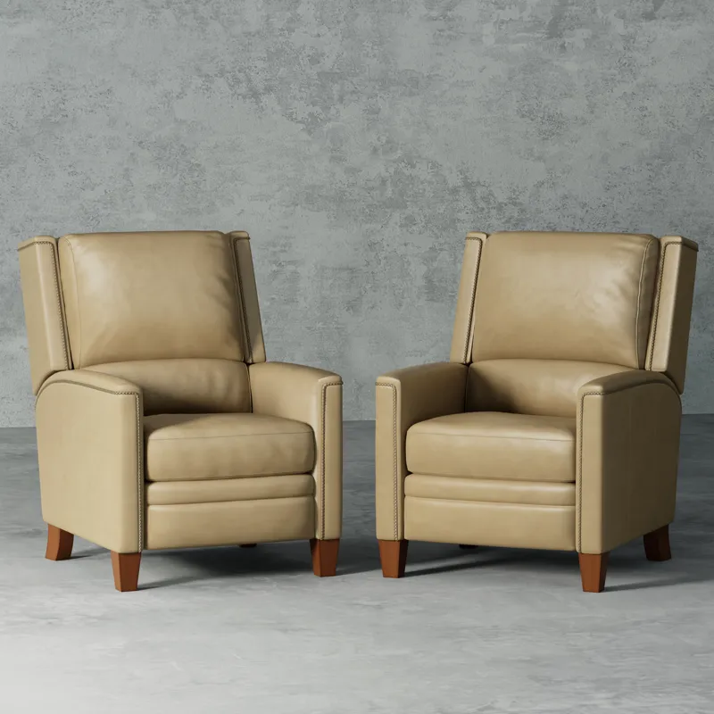 Connor Luxe Latte Manual Recliner Two Pack