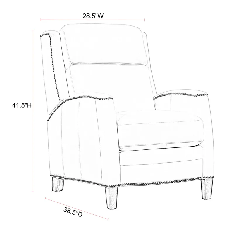 Vermont Pearl Glow Power High Leg Recliner P2