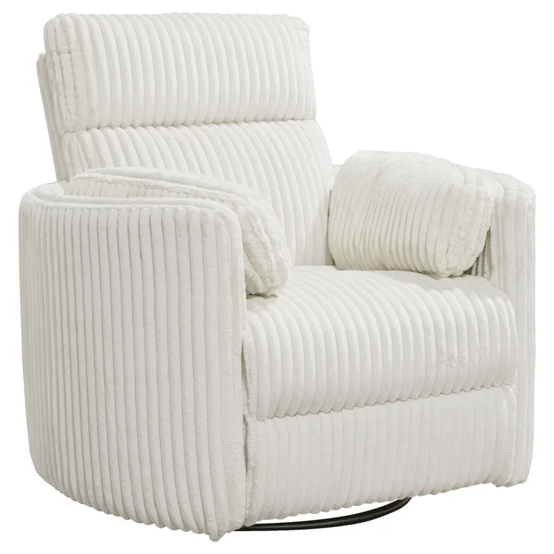Radius Mega Ivory Power Reclining Sofa Loveseat and Recliner