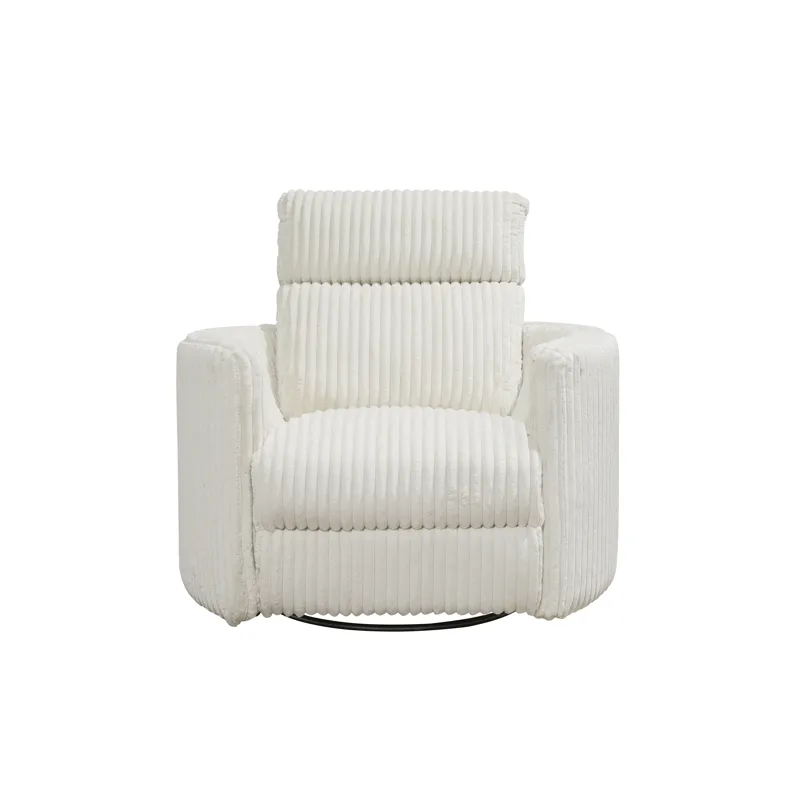 Radius Mega Ivory Power Reclining Sofa Loveseat and Recliner