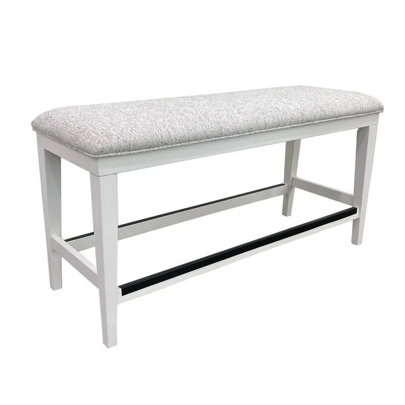 Americana Modern Dining 49 Inch Upholstered Counter Bench