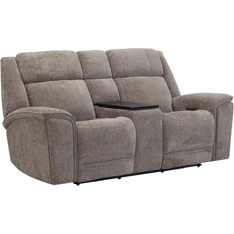 Colton Branson Tweed Power Zero Gravity Sofa and Loveseat with Immersive Audio