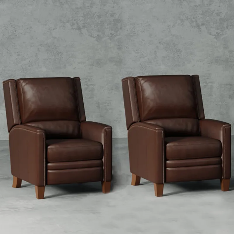 Connor Espresso Power Cordless High Leg Recliner P2 Two Pack