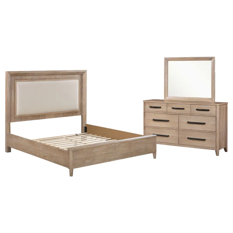 Breckenridge Bedroom Queen Bed with Dresser and Mirror