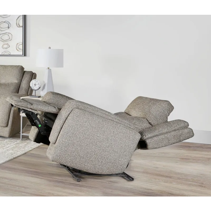 Penfield Frappe Power Reclining Sofa and Two Recliners