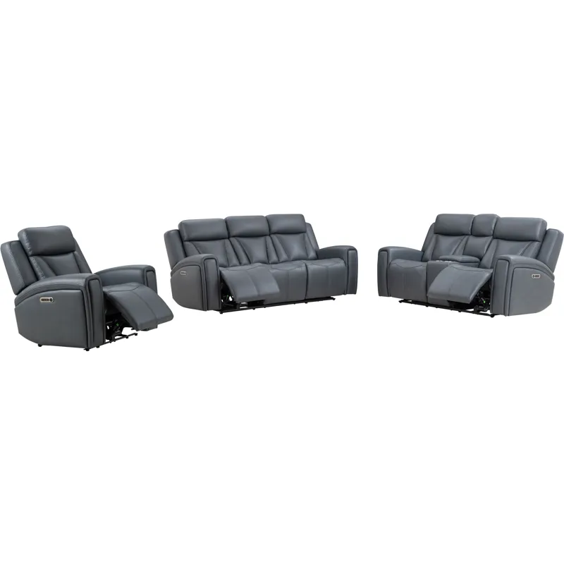 Maveric Bette Lapis Zero Gravity Power Reclining Sofa Loveseat and Recliner