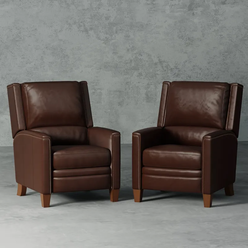 Connor Espresso Manual Recliner Two Pack