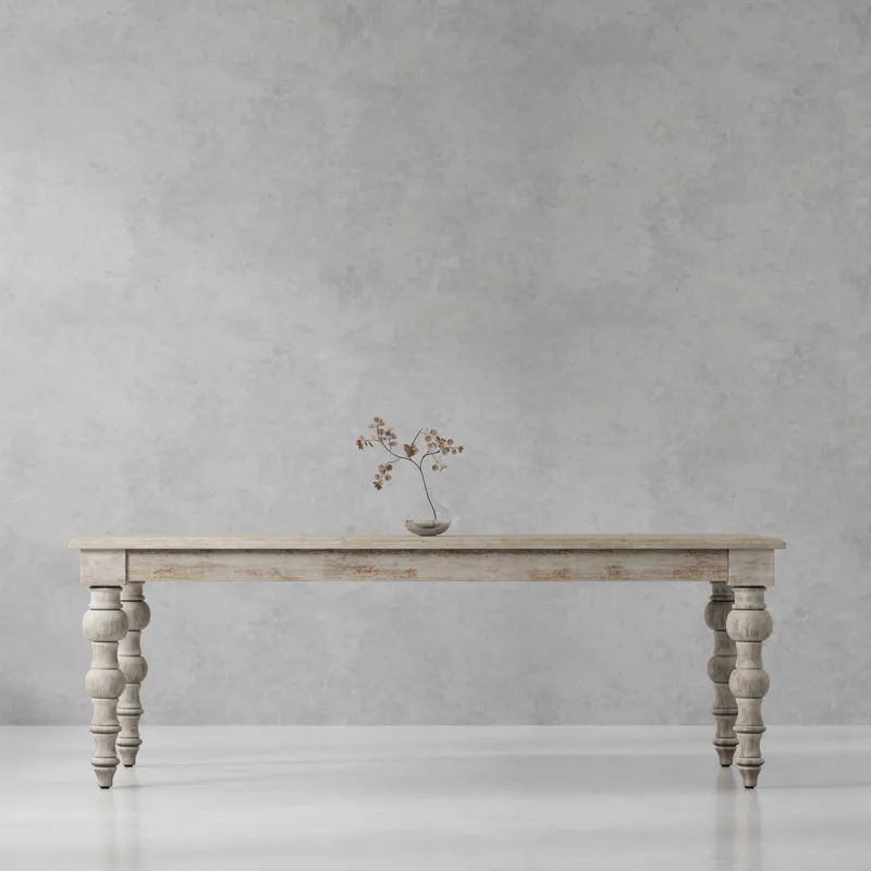 Crossings Eden Dining 84 Inch Rectangular Dining Table