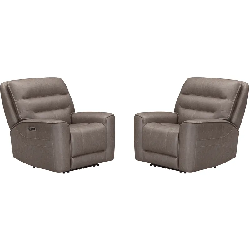 Lawson Sydney Brunette Zero Gravity Power Recliner Two Pack