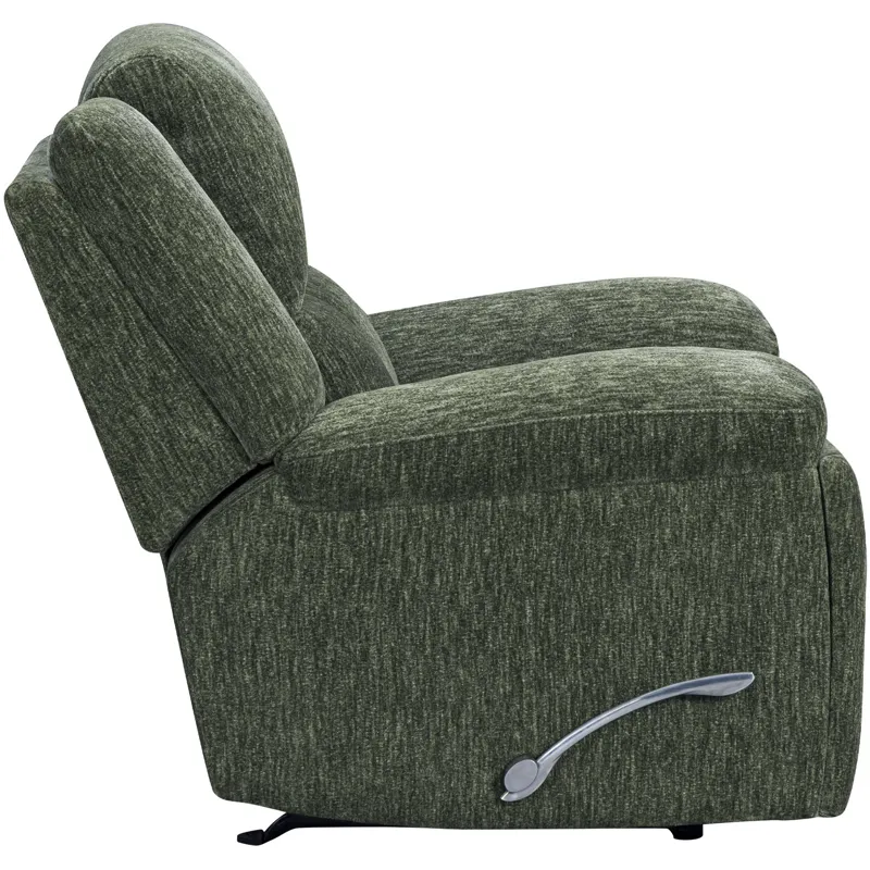 Bronco Plush Forest Manual Rocker Recliner Two Pack