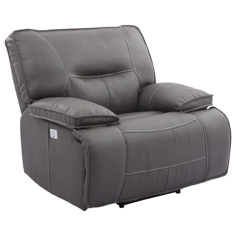 Spartacus Haze Power Reclining Sofa and Recliner