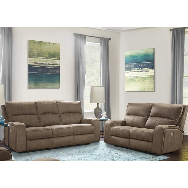 Polaris Kahlua Power Reclining Sofa and Loveseat