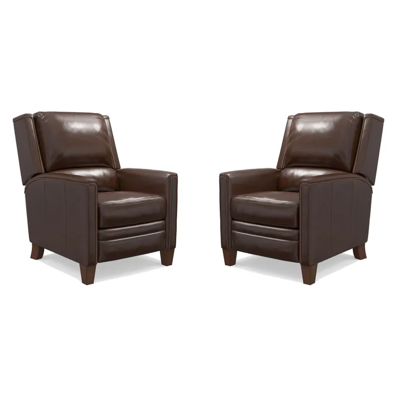 Connor Espresso Manual Recliner Two Pack