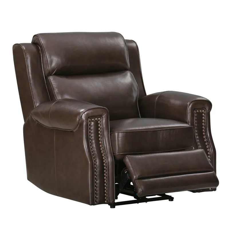 Hensley Smooth Espresso Power Reclining Sofa Loveseat and Recliner