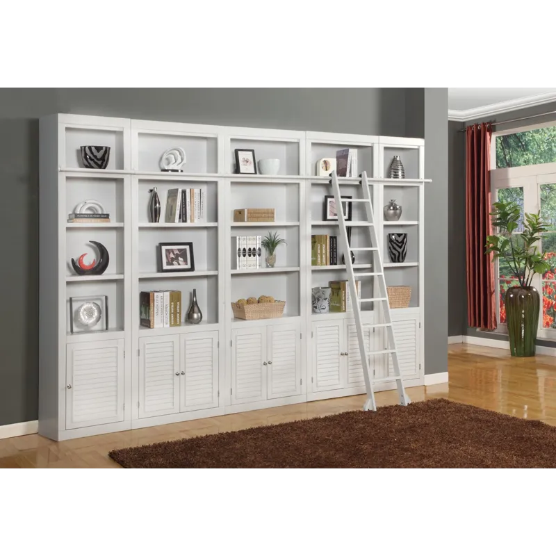Boca 6 Piece Library Wall Unit