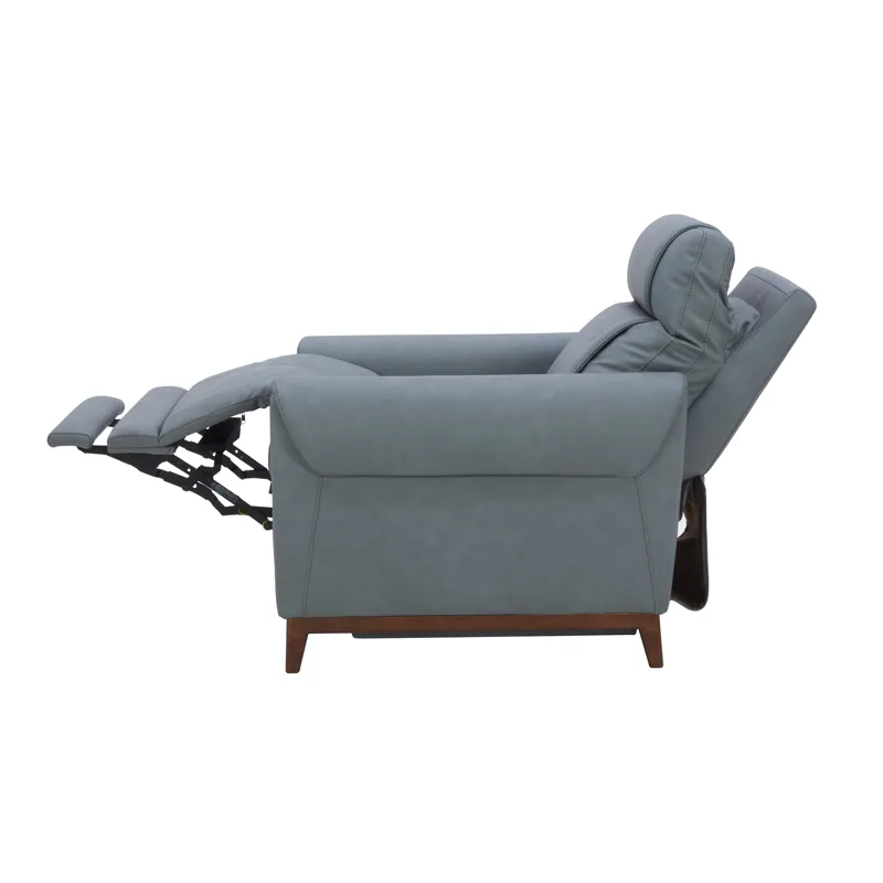 Conrad Blue Dusk Power High Leg Recliner P2