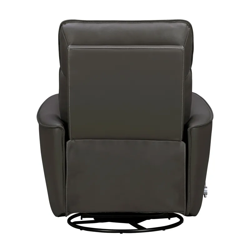 Roxy Abby Dark Grey Manual Swivel Glider Recliner