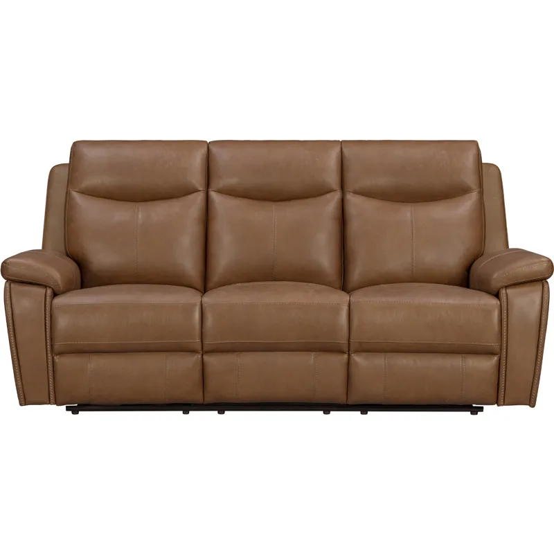 Veracruz Vintage Tan Zero Gravity Power Reclining Sofa Loveseat and Recliner