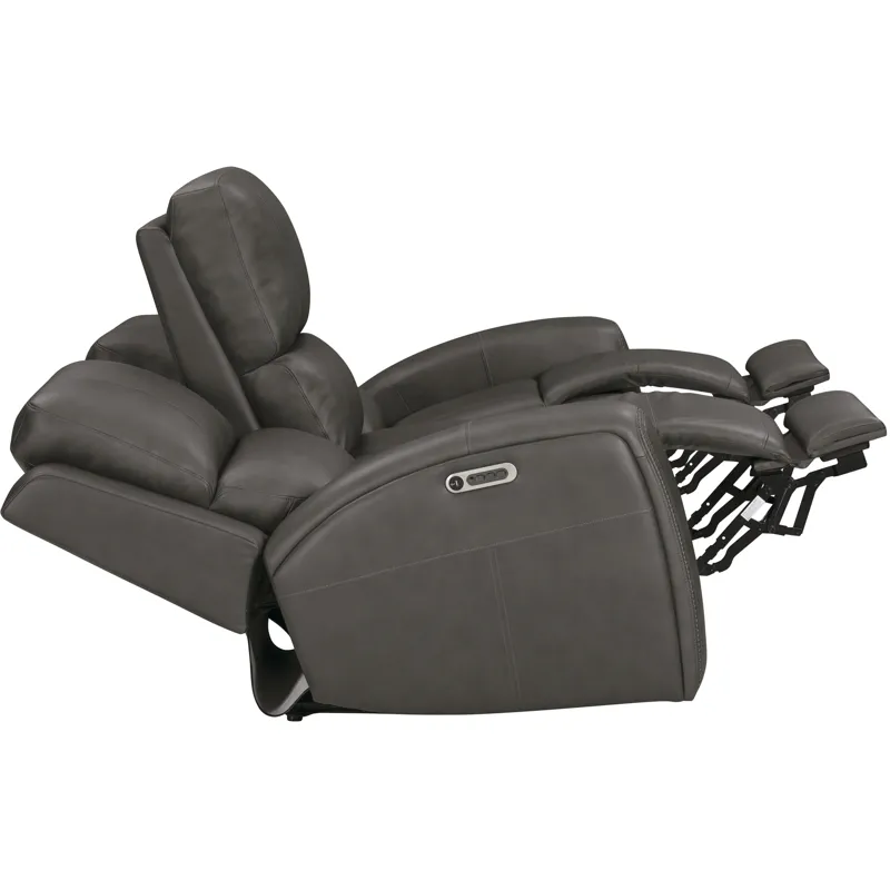 Belmont Autumn Fog Zero Gravity Power Reclining Sofa and Recliner