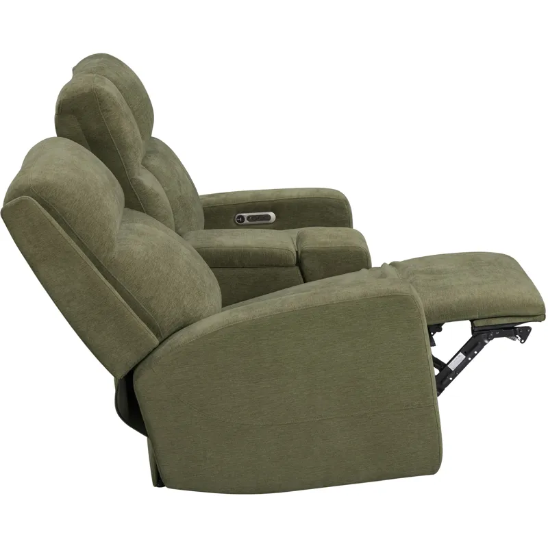 Traxton Jasper Moss Power Zero Gravity Sofa Loveseat and Recliner
