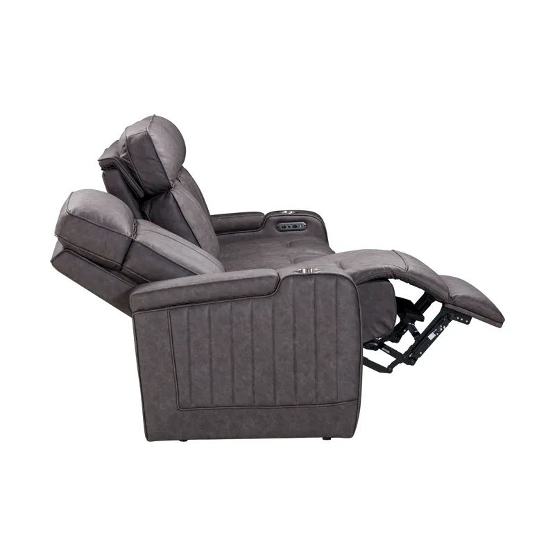 Equinox Mercury Power Reclining Sofa with Drop Down Table
