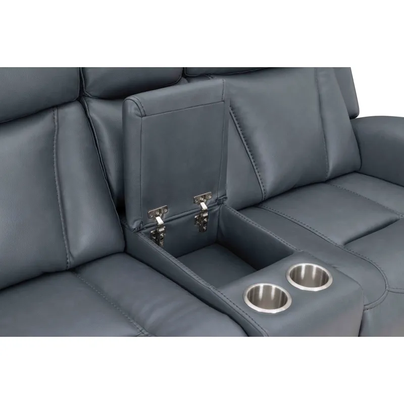 Maveric Bette Lapis Zero Gravity Power Reclining Sofa Loveseat and Recliner
